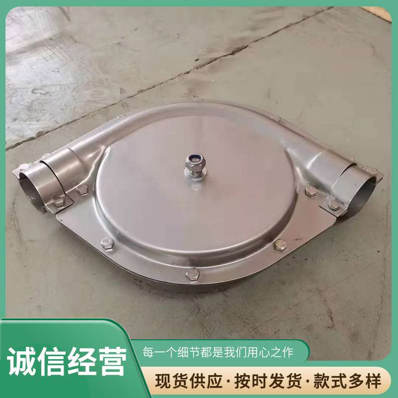 不锈钢转角器料线养殖料线转角轮90度猪舍养殖转角轮 上料转角轮