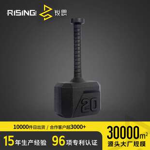 锐思雷神之锤壶铃棒铃锤子居家健身力量体能功能性训练铸铁哑铃