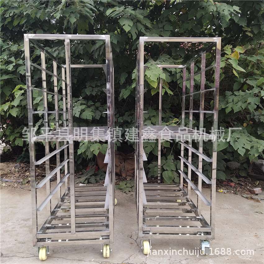 河南双门馒头蒸房蒸车菊花烘干架子车馒头周转车
