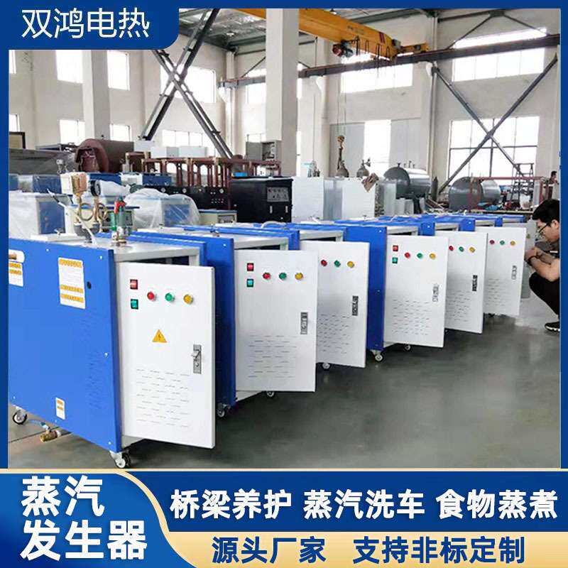 72KW电加热蒸汽发生器 桥梁养护混凝土养护蒸汽机 全自动蒸汽锅炉