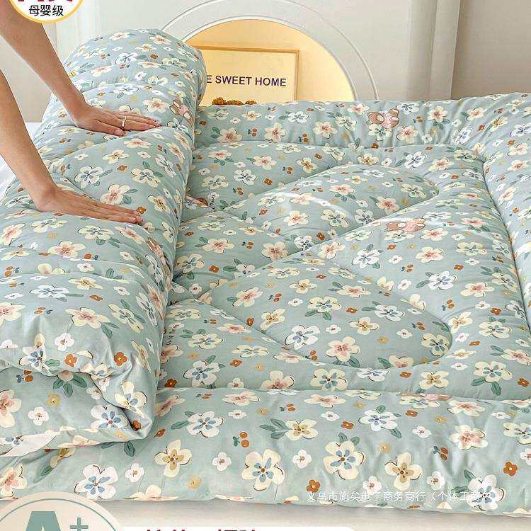 床垫春秋四季通用加厚软垫家用床褥子垫被学生宿舍租房打地铺新款