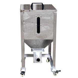 注塑储料桶不锈钢储料桶移动周转箱塑料颗粒料桶料仓防潮脱水