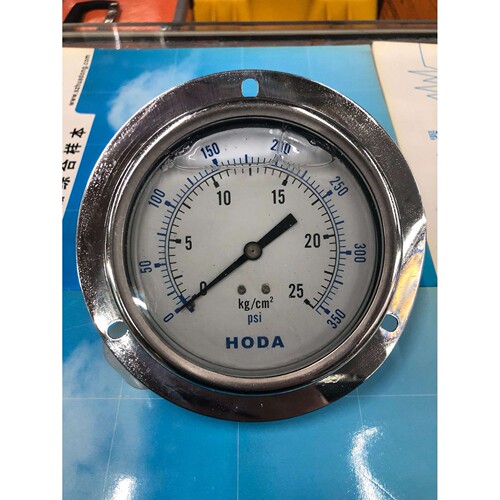 HODA牌子耐震轴向压力表YN100ZT油压表抗震表
