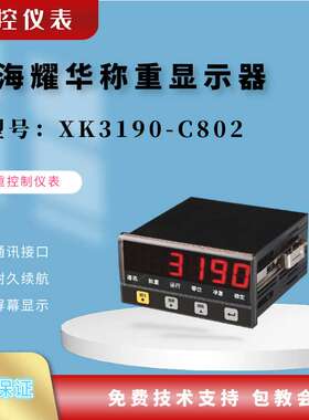 上海耀华XK3190-C802称重仪表 耀华称重显示器 工控称重仪表