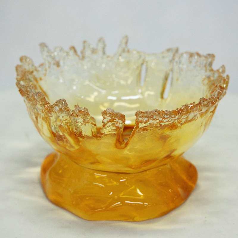 晶透明聚宝盆摆件玄关工艺品水晶艺术品客厅装饰品开业苏州