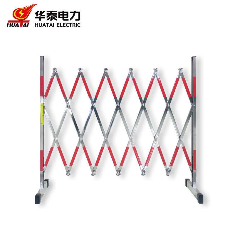 华泰不锈钢伸缩安全围栏可移动片式收缩栅栏不锈钢围栏1.2*2.5米