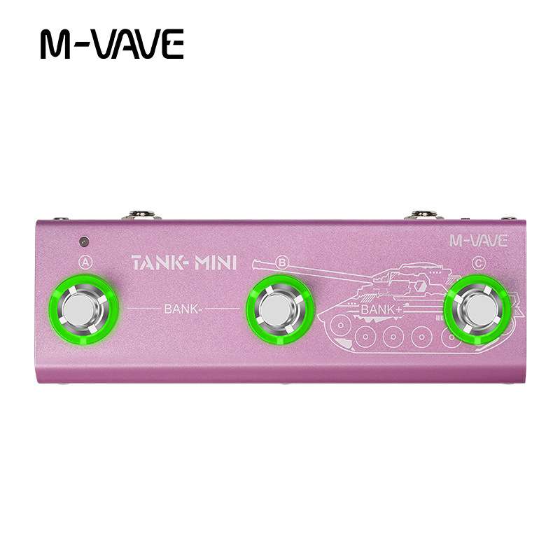 吉他效果器Tank Mini吉他配件综合效果器跨境M-VAVE新品图片