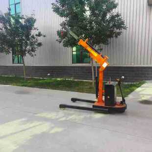 移动式电动小型单臂吊机 充电式液压小吊车 车间移动模具吊装机