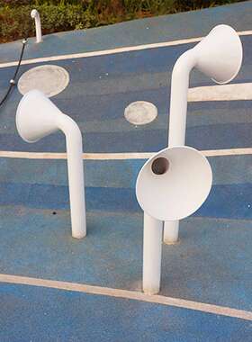 传音筒户外大型游乐设备非标不锈钢儿童传声筒公园小区互动传话筒