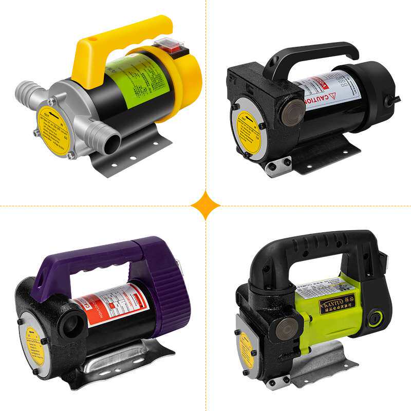 电动抽液压食用油水两用泵正反转12V24V抽油机齿轮油泵柴油器