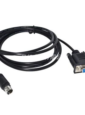 询价DB9转MD8 圆头8针 汇川H1U/H2U/H3U系列PLC连HMI屏 RS422通讯