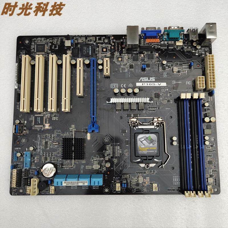 Asus华硕P10S-V服务器主板C23芯片8个SATA3存储网吧办公自动化