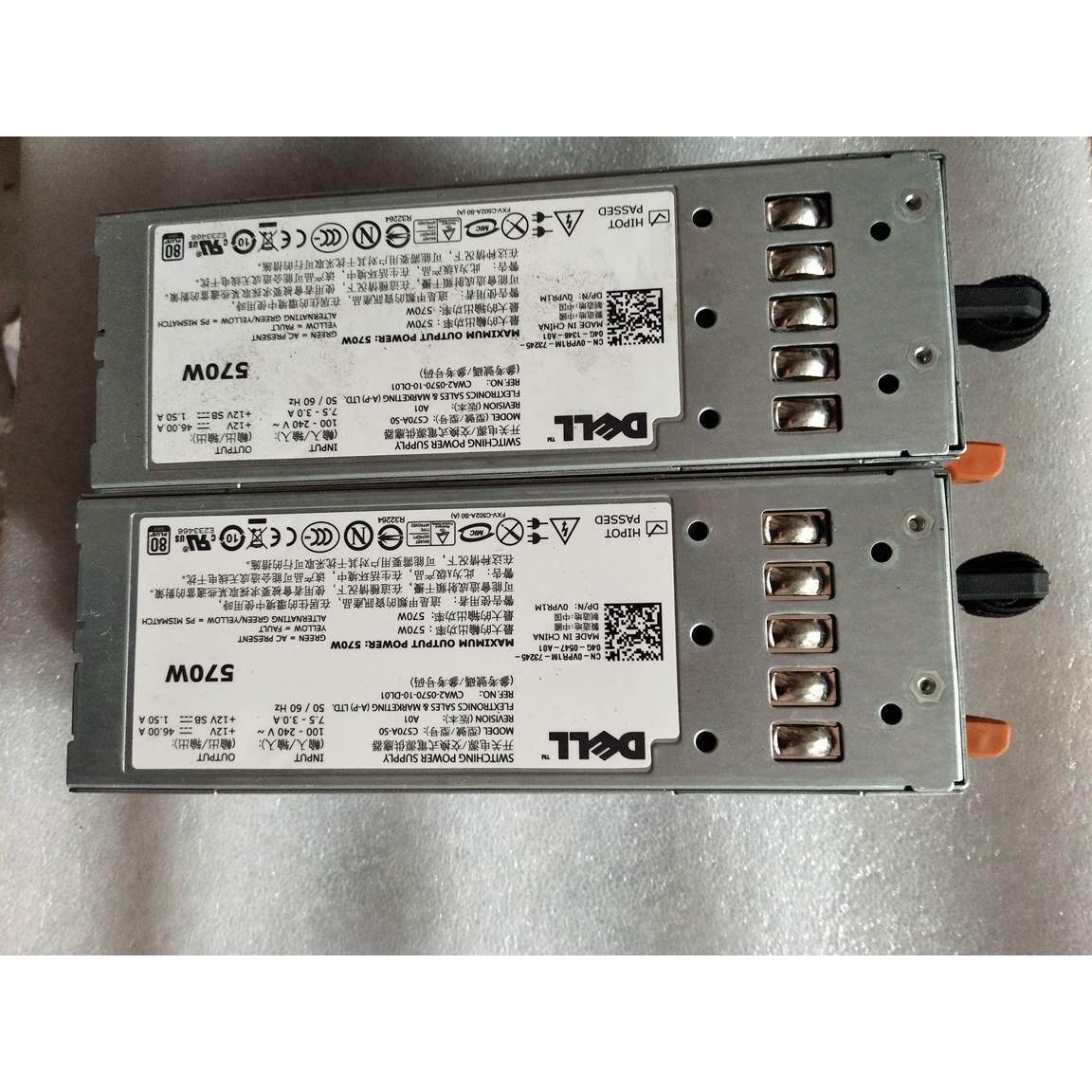 【铛裆机械】原装DELL R710 T610 570W 服务器电源 C570A-SO VPR1