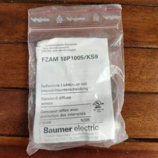 现货促销 全新原装 BAUMER/堡盟 FZAM 18P1005/KS9 实物照片