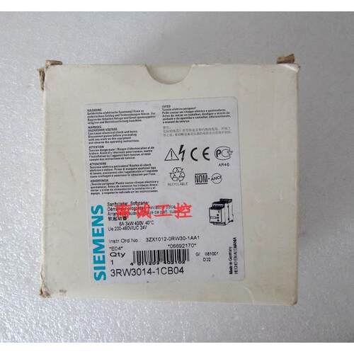 询价软启动 3RW3016-1CB14 3RW3014-1CB04 现货议价