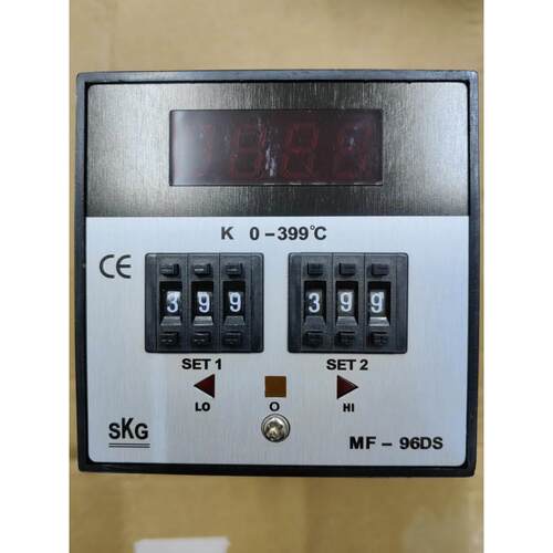 询价MF-96DS MF96-DS 中山SKG MF96DS 数显上下限温控器96X96 0-3