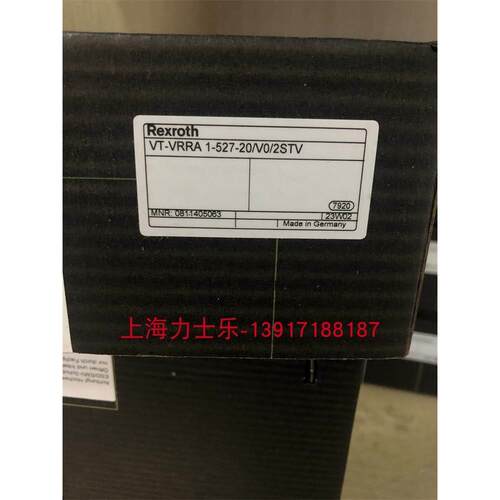 【铛裆机械】比例放大器0811405063 VT-VRRA1-527-20/V0/2STV德国