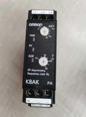 询价三相保护相序继电器K8AK-PA2 K8AKPA2 K8AK PA2 380v议价