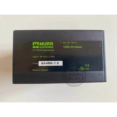 询价58171全新原装MURR穆尔网口8路DIN导轨安装TREE 8TX META现货