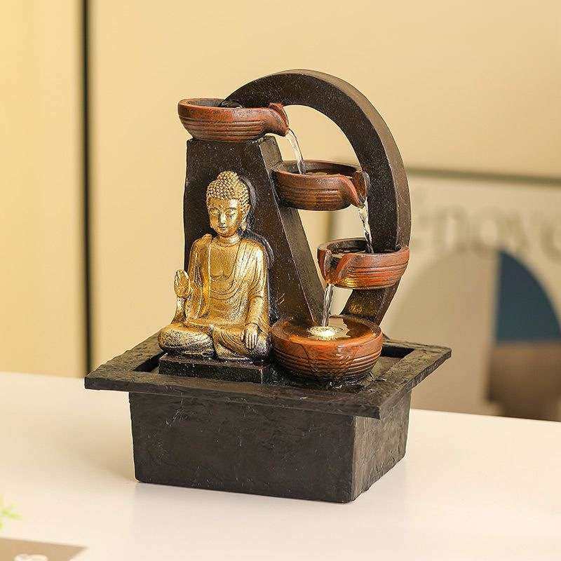 东南亚禅意流水生财桌面风水摆件喷泉客厅电视柜循环水加湿器,鲜花速递/花卉仿真/绿植园艺,割草机/草坪机,淘宝优惠券,粉丝福利购,淘宝优惠卷