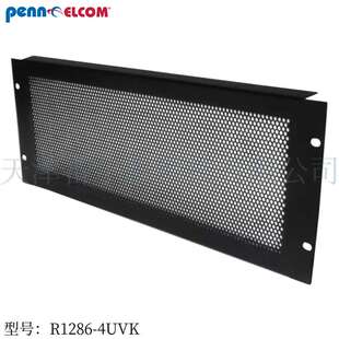 Penn Elcom 19英寸机柜盲板服务器镂空散热板钢质加厚