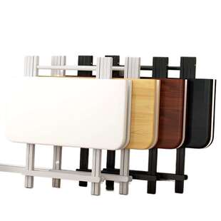 小方桌高80cm实木可折叠户外长方形小木桌子出租屋家用餐桌小户型