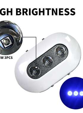 现货供应船用水底灯 P68 白色蓝色 led 船舶游艇横档灯游艇氛围灯