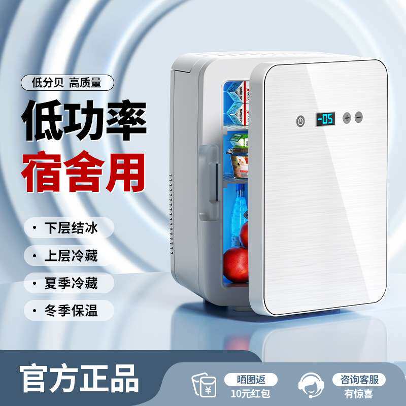 SAST迷你小冰箱冷冻冷藏保鲜家用租房宿舍办公室母乳小型车载冰柜