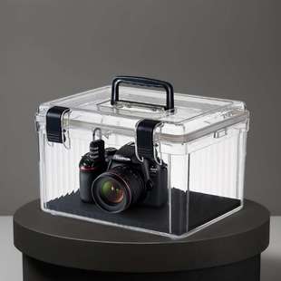 收纳盒塑料专用电子拍摄摄影器材单反相机镜头除湿防霉密封透明