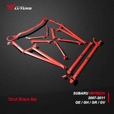 10代翼豹顶吧 适用Subaru Impreza Front Rear Tower Bar平衡杆
