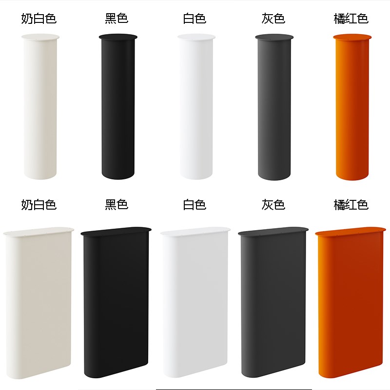 奶油风金属罗马圆柱n形桌腿支架高温烤漆梳妆台餐桌岛台脚泡茶桌