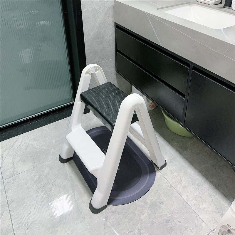 便携式折叠两步梯家用折叠梯多功能人字梯加厚塑料V洗车凳子小梯