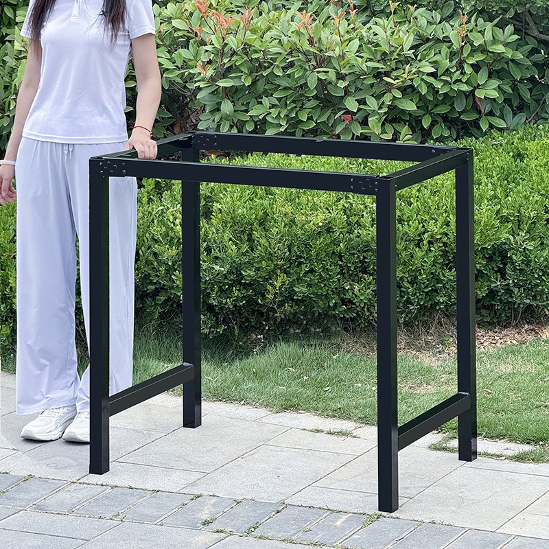 长方形 加高90cm桌脚 铁艺桌腿支架 高脚架 台脚R 桌支撑架 桌架