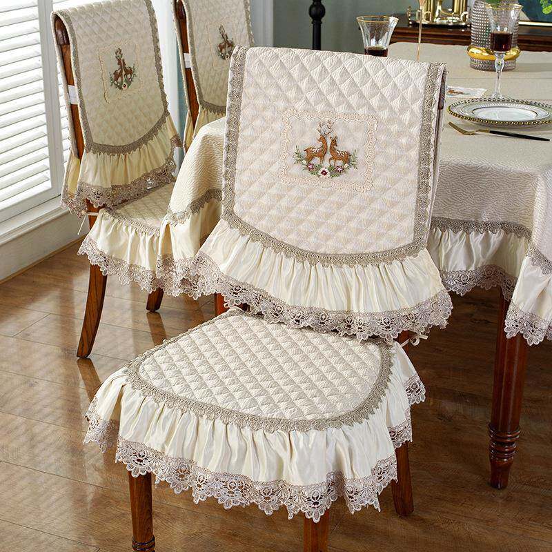 椅子套罩凳子套靠背现代简约风四季通用餐桌防滑加厚椅套2025新款