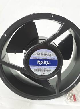 现货 KAKU卡固 KA2208HA2-4 AC220V 0.3A滚珠轴承 三叶 轴流风机
