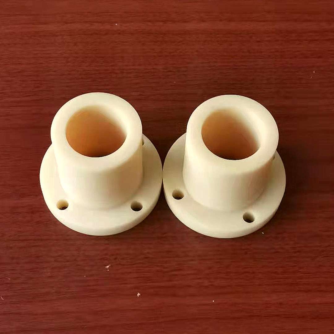 尼龙衬套 离心管衬套尼龙护套 耐磨塑料含油导向衬套 尼龙法兰套