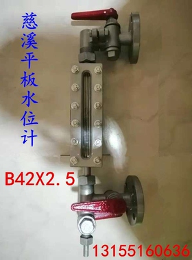 慈溪平板水位计B42X2.5型 板式水位计 蒸汽锅炉液位计 牌