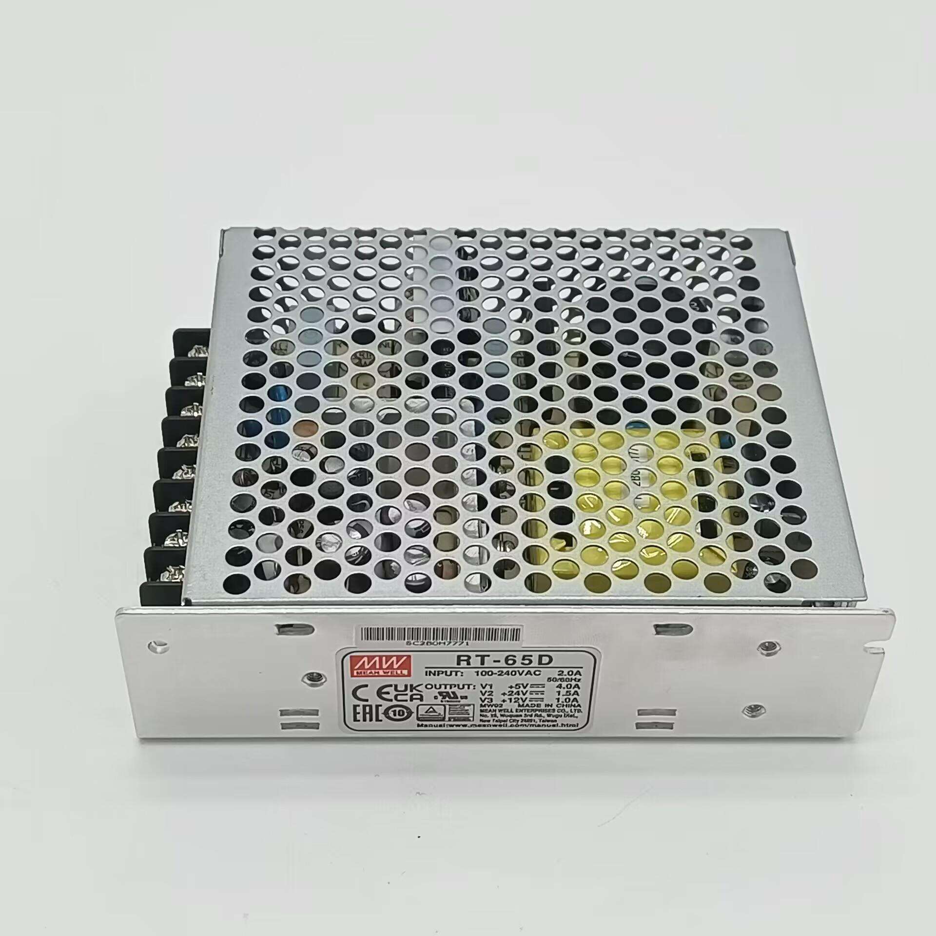 明纬RT-65A/65B/65C/65D三路开关电源60W 5V/12V/15V/24V