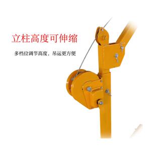 移动式小吊机 厂家便携式吊运机 300公斤手推升降小吊机