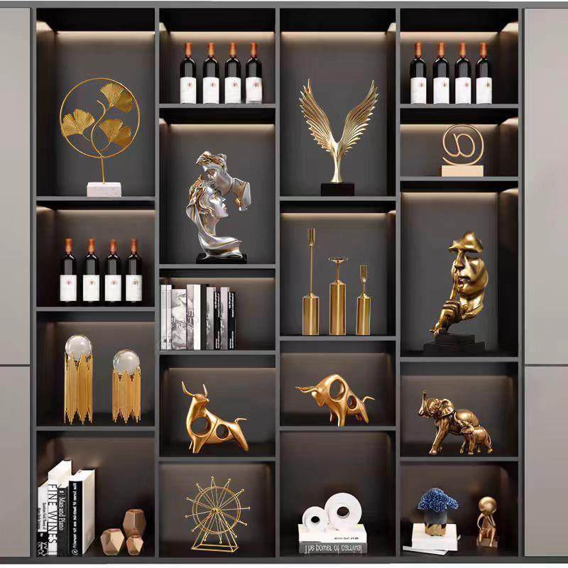 轻奢树脂摆件家居客厅办公室酒柜摆设电视柜书柜书架装饰品工艺品,家居饰品,装饰摆件,淘宝优惠券,粉丝福利购,淘宝优惠卷