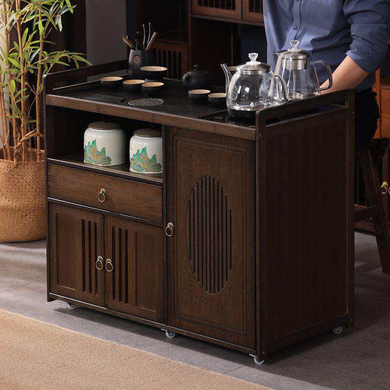客厅沙发边几移动茶桌小茶台茶吧机家用茶几烧水壶一体茶车茶水柜