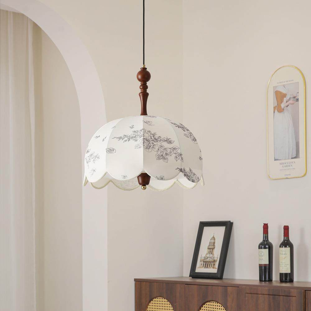 法式中古风卧室书房吧台灯复古布艺餐厅灯饭厅吊灯南洋风房间灯具,家装灯饰光源,智能吊灯,淘宝优惠券,粉丝福利购,淘宝优惠卷