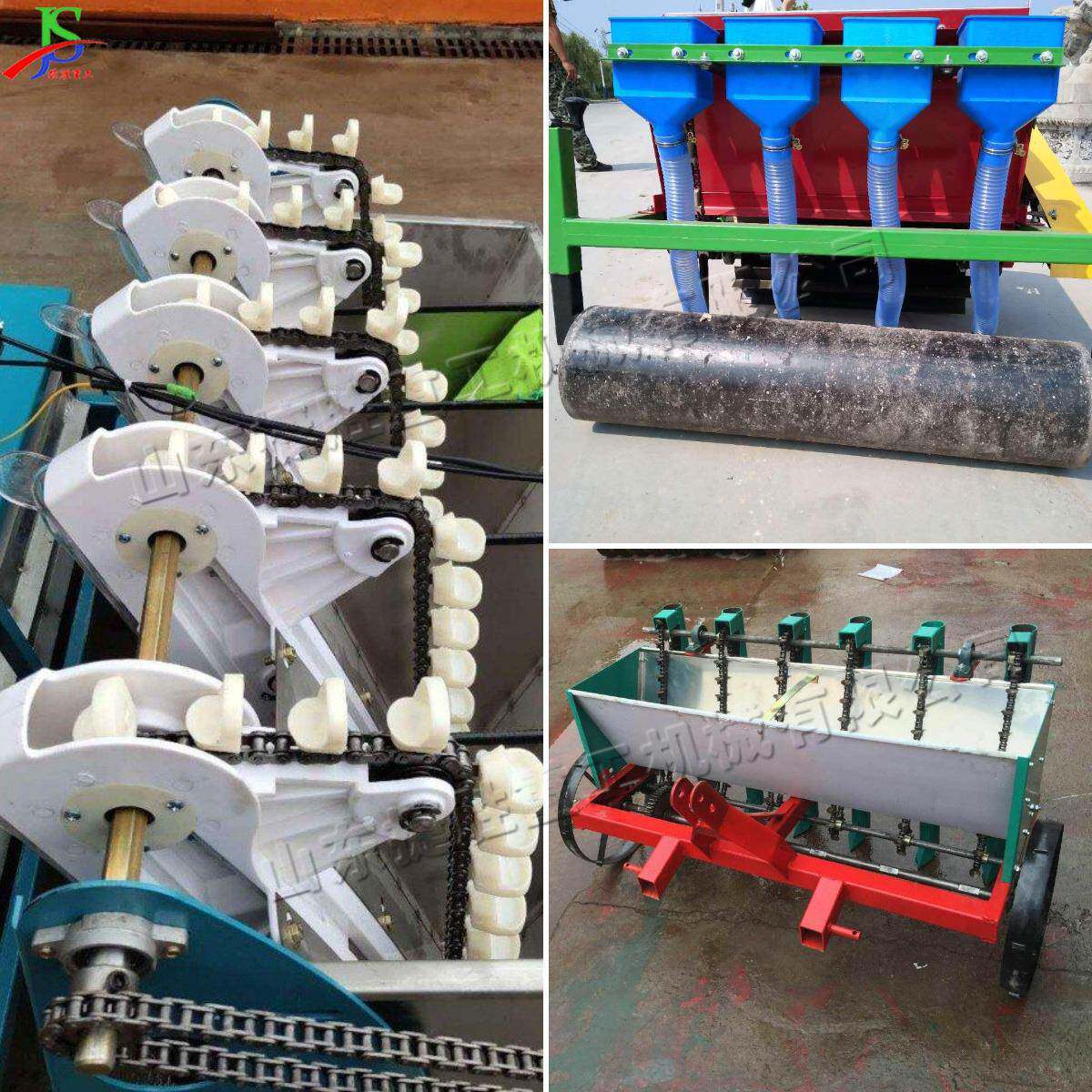 自走式大蒜播种机锥形螺旋导种管蒜瓣下种机农用小型蒜粒种植机械