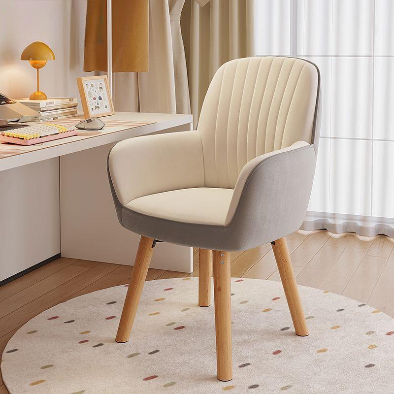 办公椅子舒适久坐家用卧室化妆书桌椅人体工学椅实木学习椅凳