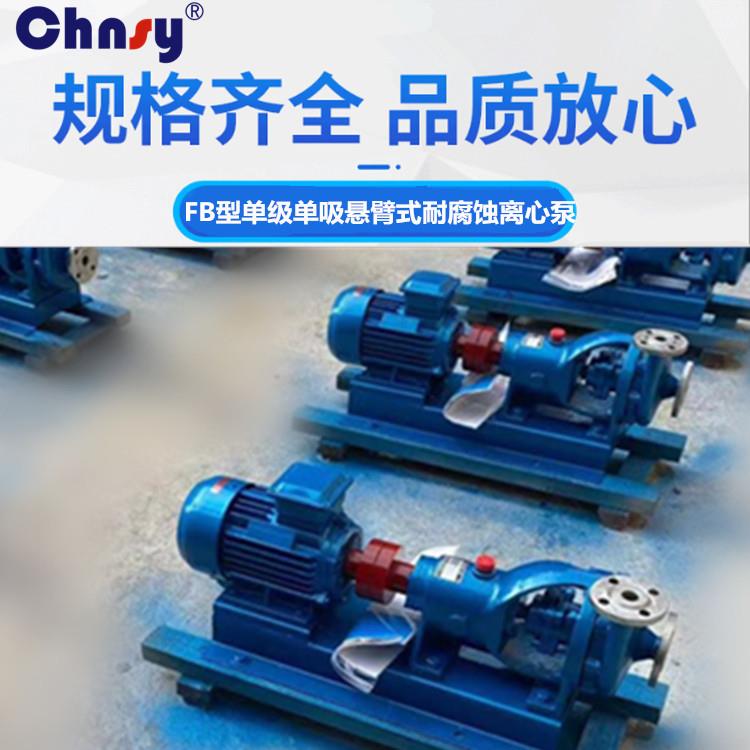 304不锈钢耐腐蚀泵80FB-255.5W防爆电机卧式化工泵