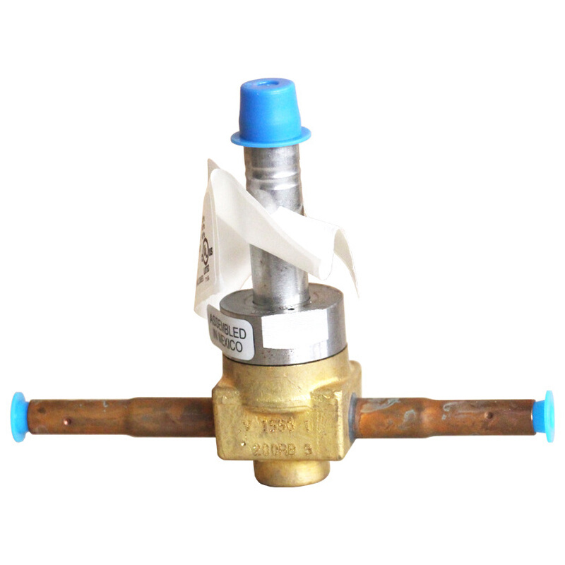 常闭型电磁阀200RB 3T2T|制冷设备冷媒管1/4焊接口艾默生先导式