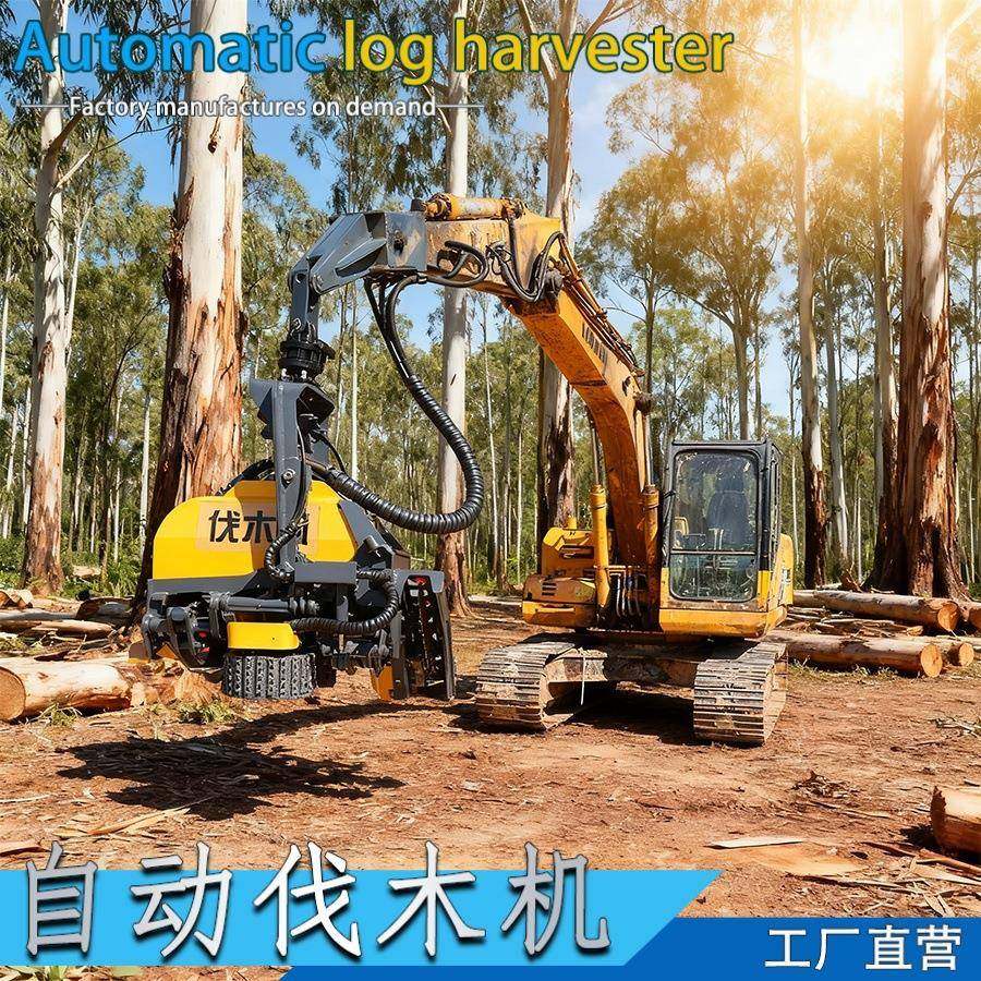 挖掘机头改装锯树机林场全自动伐木机森林伐树机液压砍树机,搬运/仓储/物流设备,其他起重搬运设备,淘宝优惠券,粉丝福利购,淘宝优惠卷