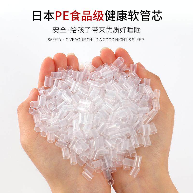 工厂生产枕芯填充物PE纳米软管透明弹性管子填充枕芯塑料回弹软管