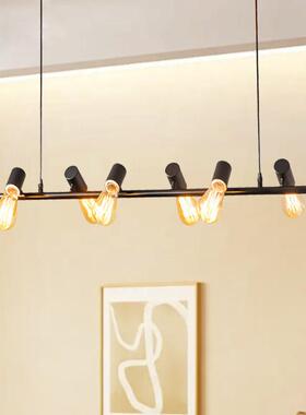 中山灯具工业风吊灯店铺商用铁艺创意个性枝形服装店餐厅热销LED