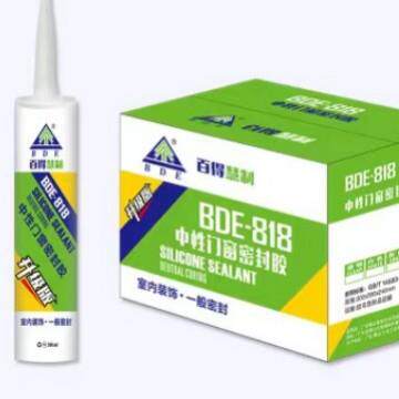 供应 BDE百得慧制818玻璃胶免钉胶 家装中性门窗密封胶818耐候胶